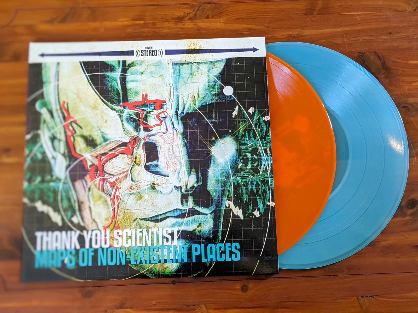 2LP - Maps of Non-Existent Places TRANSLUCENT BLUE/ORANGE – Thank You ...