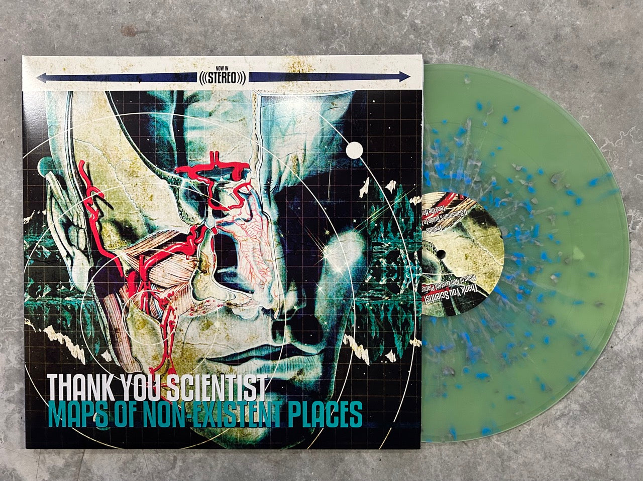 Maps of NonExistent Places 2LP 180g BLUE/SILVER Sci fi Splatter LIMITED PRESSING