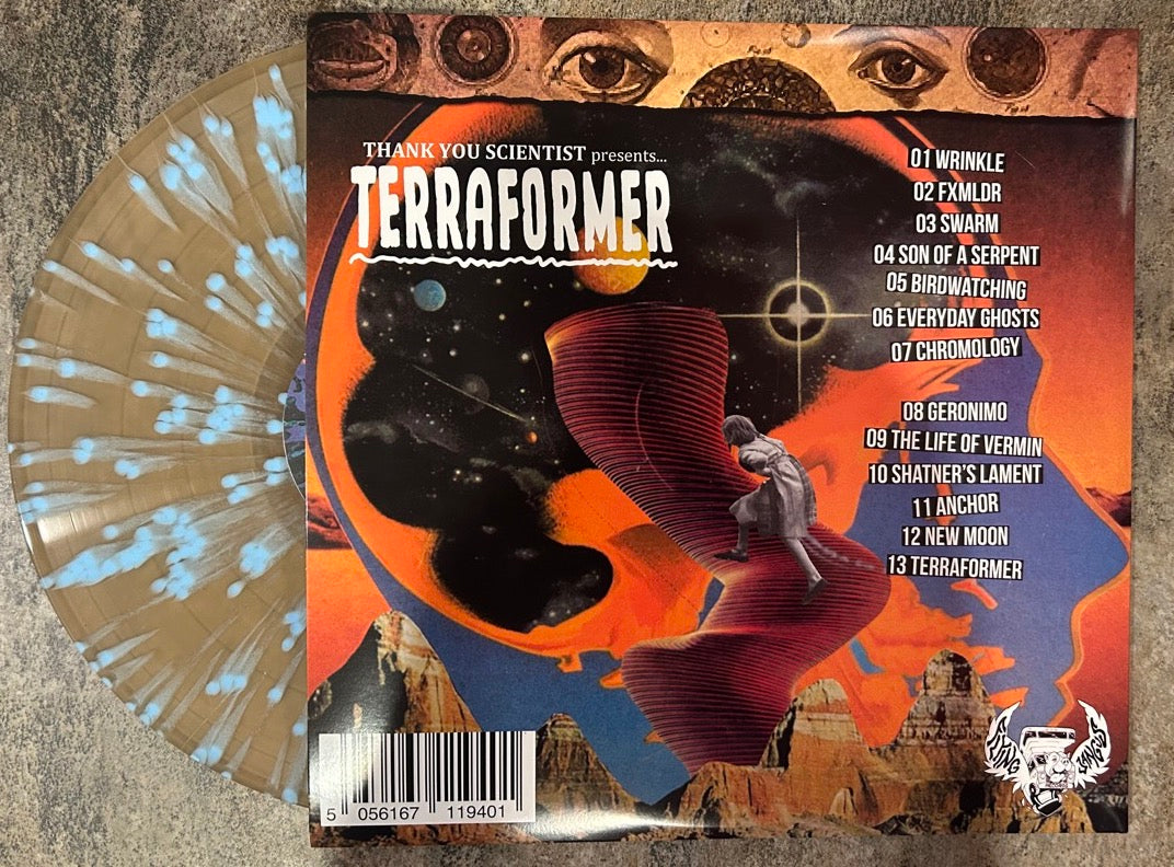 Terraformer 2LP 180g Blue Sci Fi Splatter Vinyl + illustrated book