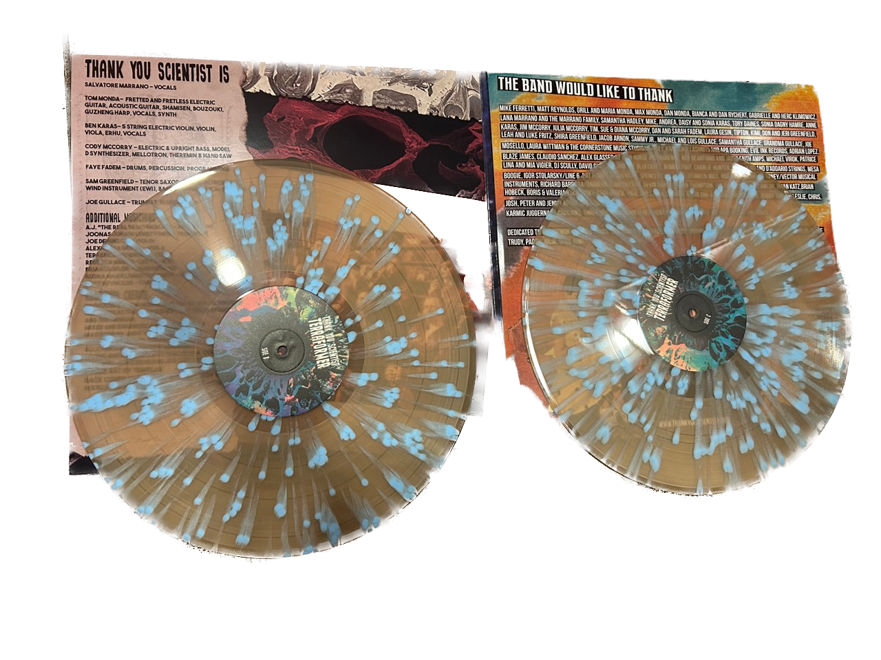 Terraformer 2LP 180g Blue Sci Fi Splatter Vinyl + illustrated book