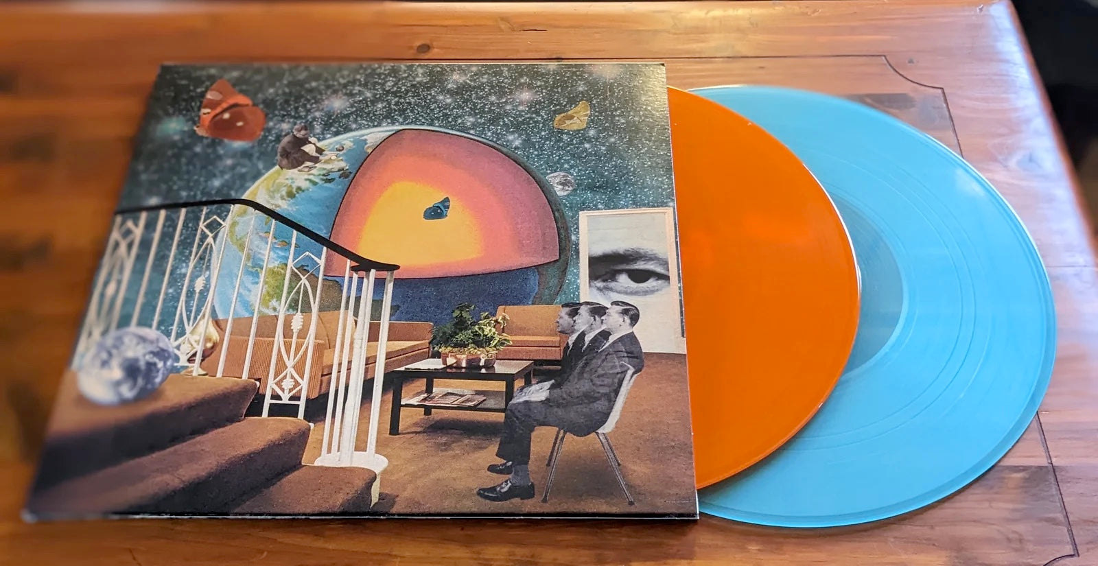 2LP - Terraformer TRANSLUCENT BLUE/ORANGE + illustrated book